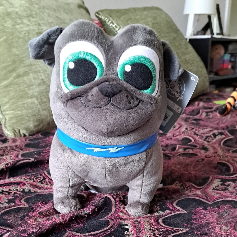 Disney Gray and Blue Plush Dog Toy